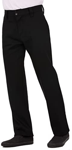 Chef Works Men's Essential Pro Chef Pants, Black, 36