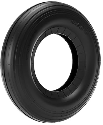 Wiltec Pneu 3.50-8 pour Diable – 350 x 100 mm – Sans Chambre à air ni Jante – capacité de charge max. 130 kg – pour Roue Brouette Chariot