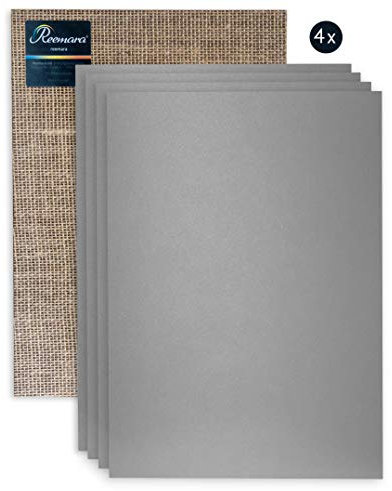 Reemara 4er Pack Linolplatte in DIN A4, Stärke 3,2 mm
