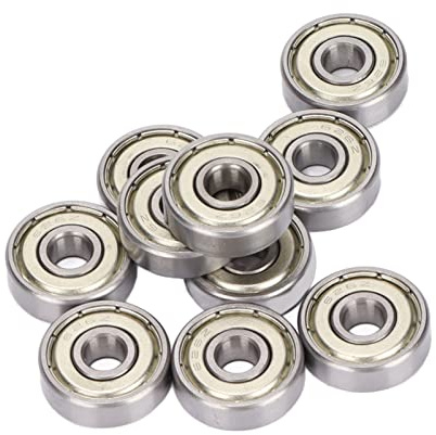 10 St 626Z Kullager, 6x19x6mm Rostfritt Stål Dubbelskärmade Djupa Spårkullager