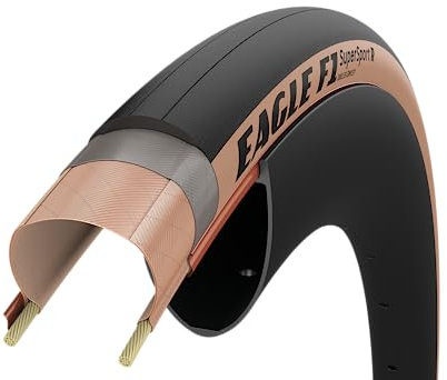 GOODYEAR Unisex-Adult Schwarz Eagle F1 Supersport R TLC Falt-Rennradreifen (700 x 25 C), Version Braun, Größe: 25-622