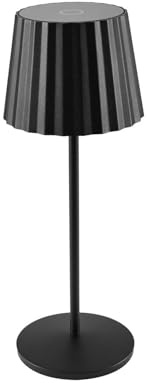 Lindby Dimmbare LED Akku Tischlampe kabellos mit Touchsensor, aufladbare tragbare Tischleuchte für innen außen Outdoor IP54 Lampe Garten