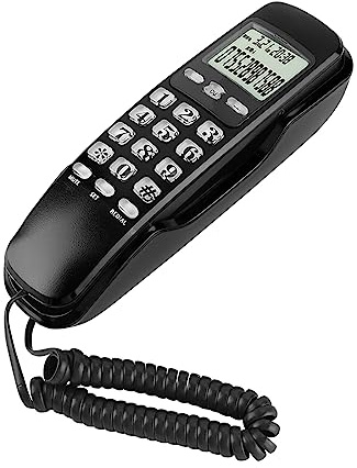 Téléphone fixe avec support mural, application électronique, Comer Electronics, téléphone fixe, téléphone mural, identification de l'appelant d'hôtel, écran LCD