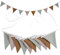 Romon Banderines Fiesta, Banderines Cumpleaños Guirnalda de Banderines Fiesta Cumpleaños, Banderines Tela Habitación Infantil Multicolor, Banderines Decorativos para Cama de Casa para Niñas y Niños