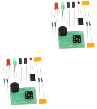CLISPEED 2 Sätze Elektronischer Bausatz Diy-elektronikbausatz Multivibrator Bausatz Schaltkreis Elektronischer Komponentensatz Diy-lötübungsset Epoxidharz 3 Stück * 2