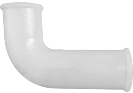 mhddhd 1 Tube d'alimentation en Silicone en Forme de L, Compatible avec Les Accessoires de Remplacement des Machines à crème glacée Molle BQL, Tube d'alimentation en Silicone en Forme de L