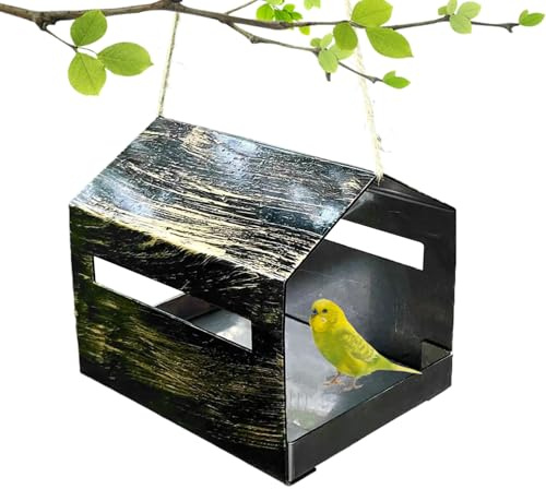Gran Alimentador para Pájaros | Distribuidor de Alimentos Exterior para Pájaros | Decoración Colgante para Jardín Parque Balcón Árbol Ventana Camping y Espacios Exteriores