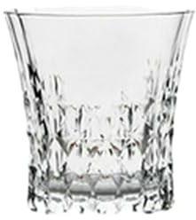 Verre à vin rouge vintage diamant, verre à champagne à jambes hautes - verre à whisky court