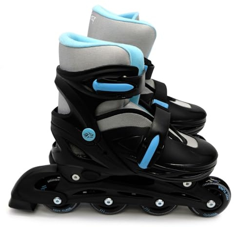 Hot Tuna Mens Adjustable Inline Skates Black/charcoal 9-12
