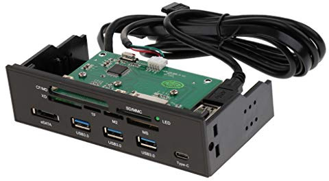 Unidad óptica de escritorio de 5.25 pulgadas, panel frontal, lector de tarjetas interno