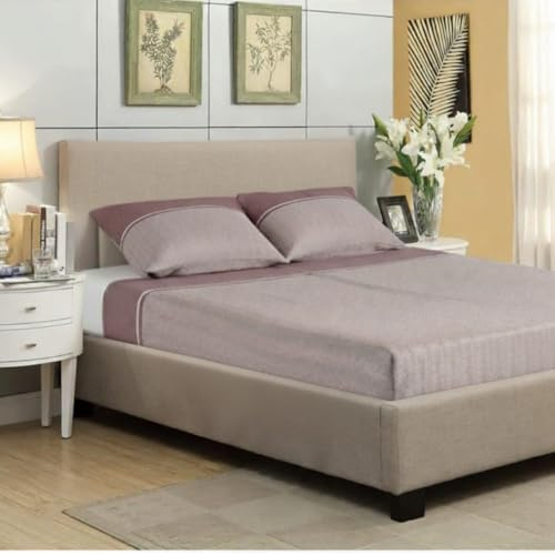 Jenny Sesal Set completo letto in Flanella Anti-Pilling - Auren Singolo, una piazza e mezza e matrimoniale - Calde e morbide al tatto (Cipria, Matrimoniale, Spina di pesce)