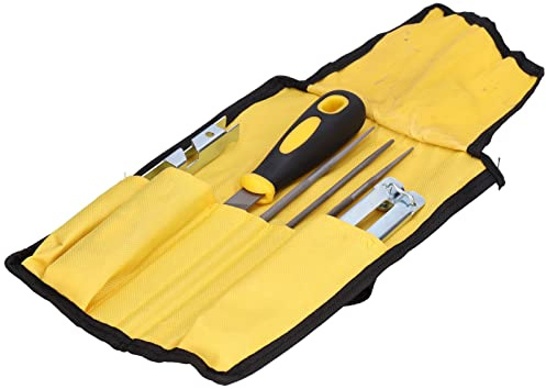 RASTKY Affilatrice per Motosega Kit di Affilatura Rapida Portatile Strumento per Affilare la a Catena per Vari di Catena Leggero e Portatile
