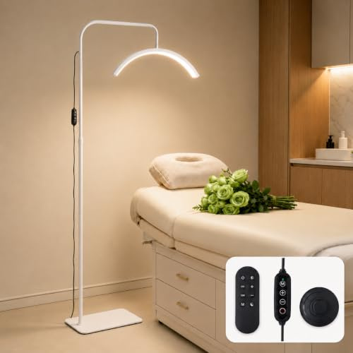 duowelly Half Moon Lamp 48W Lash Light,Dimmable Beauty Salon Lights