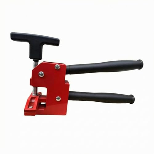 F Fityle Alicates para Romper Baldosas Alicate Pinza Herramienta Abrazadera con Mordaza Palanca y Topes Cuerpo Metálico y Largos de PVC Adecuados para Bricolaje Colocación de Cerámica, Rojo