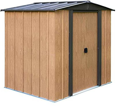 Chalet-Jardin WL65 Gartenhaus Stahl verzinkt braun 194 x 151 x 177 cm