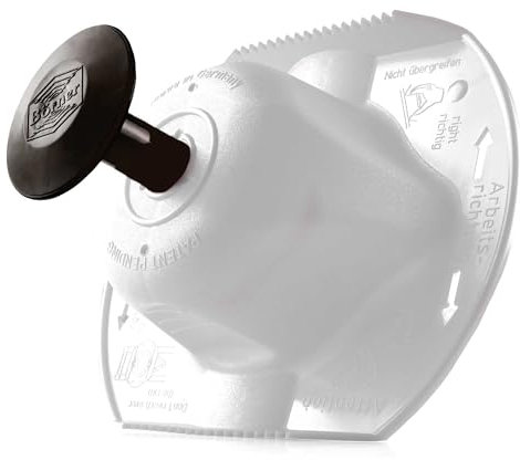 Börner Portaverdure di sicurezza (Bianco) • Protezione per le dita per affettaverdure Börner • Protezione per le mani per affettare e grattugiare in sicurezza • Accessori per Affettaverdure