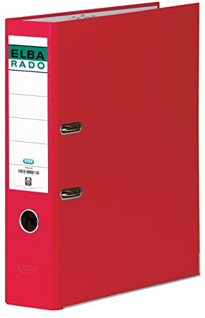Elba 777551 - Ringordner A4 80mm, rot