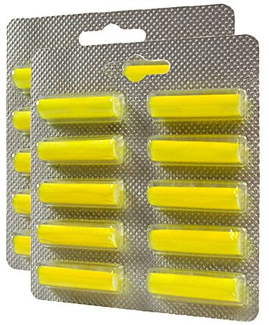 PakTrade Kit 20 Bastoncini Deodoranti, Profumini per Aspirapolvere al Profumo di Limone, Lime - per Tutti i Sacchetti per aspirapolvere