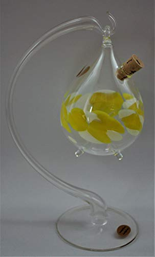 Obstfliegenfalle mit Ständer (Falle: gelb-weiß/Ständer: transp.)