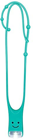 moses. Lese Buddy - Das Leselicht für Kinder | Multifunktionale Leselampe in Türkis | Taschenlampe zum Umhängen, 26206
