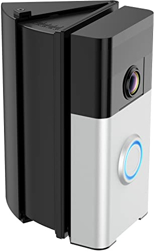 NANW Adjustable 30 to 55 Degree Doorbell Angle Mount Compatible with Video Doorbell 1/2/3/4/Wired/Pro/(2020 Release)/Battery Doorbell Plus, Camera Mount Holder Bracket Wedge for Apartment