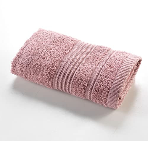 Douceur d'Intérieur, Asciugamano ospite (30 x 50 cm) Teneresse in legno di rosa, spugna tinta unita
