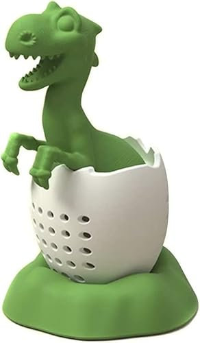 Norhogo Silicone Tea Strainer Leaky Tea Infuser Tea Filter Tea Dinosaur Tea Infuser with Cute Dinosaur Baby Shape Loose Tea Infuser Tea Ball Tea Filter Strainer Tea Infusers for Loose Leaf Tea