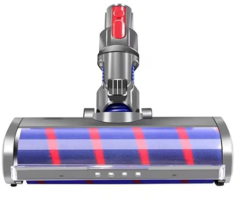 ZahoTse Electric Mop Head for Dyson V15 / V7 / V8 / V10 / V11 Vacuum Cleaners, Double Roller,Universal brush,Electric Mop Attachment with Detachable Water Tank and 12 Reusable Mop Pads(V11/V10/V8/V7)