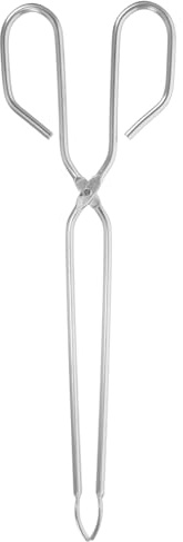 Healvian Pince à Ordures Solide en Acier Inoxydable Argentée, Outil Portable pour Ramasser les Déchets Bureau Cour, Pince Réutilisable Pratique et Légère