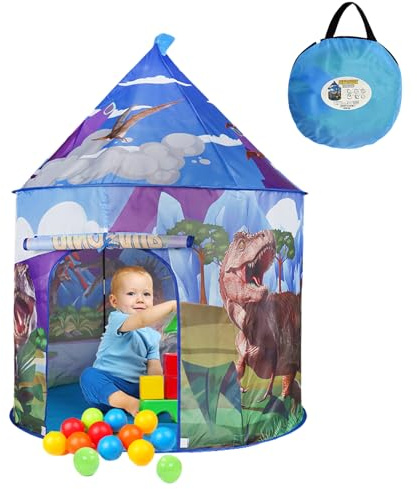 Balakaka Spielzelt für Kleinkinder Tipi, Abnehmbar tragbares Pop-up Indianerzelt mit Tragetasche, Kinderzelt Für Drinnen Kinderzelt Outdoor Garten Spielzelt Geschenk für Kinder