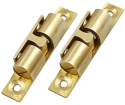 OSALADI 2pièces Loquet à Bille Cuivre Pour Porte De Placard Lot De Loquets à Bille à Enfoncer Pour Porte Armoire Verrou De Meuble Avec Ressort