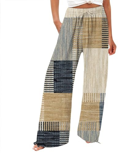 Generisch Meine Bestellungen Ansehen Reise Must Have Weite Sommerhose Damen Leicht Und Luftig High Waist Strandhose Lang Freizeithose Sommer Palazzo Hose Bequem Stoffhose Bestellungen 2025