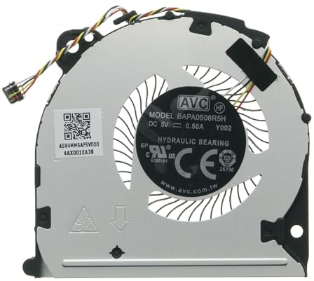 BAZA0506R5H-Y002 Laptop CPU Cooling Fan Compatible with Sony VAIO VJS112C11W VJS121C11T VJS122C11T VJS132C11T VJS132C11W Series DC5V 0.5A Replacement Internal CPU Fan