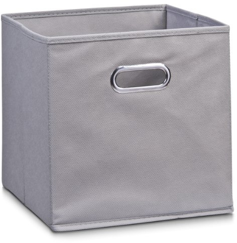 Zeller 14130 Caja de Almacenaje, Non-Woven, Gris, 28x28x28 cm