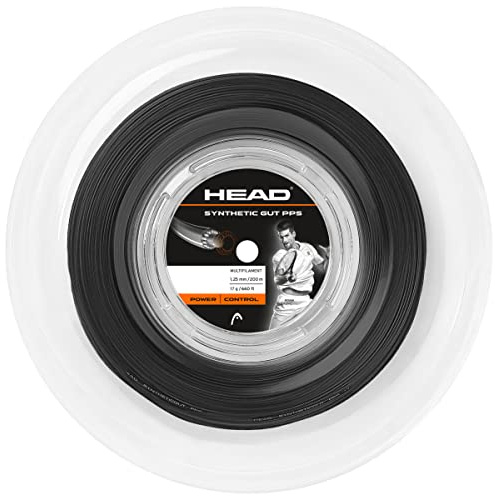HEAD unisex vuxna syntetisk bra PPS rulle tennissträng, svart, 16