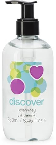 Lovehoney Discover lubrifiant à base d'eau - Gel lubrifiant extra épais - 250 ml