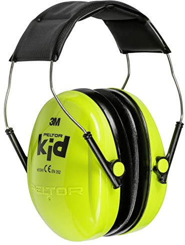 3M H510AK casco protector de oídos - Cascos protectores de oídos (Niño, Femenino, Verde, Diadema, 27 dB)
