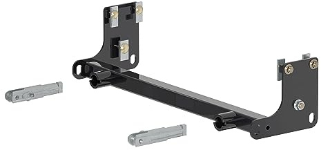 CURT 70102 Custom Tow Bar Base Plate Brackets for Dinghy Towing, Select Jeep Wrangler JK
