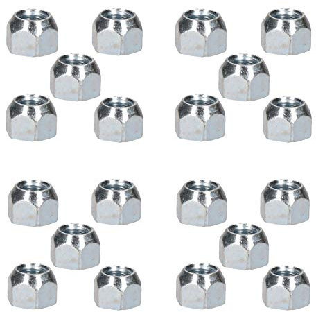 M12x1.5 Ecrous de roue conique pour suspension remorque Remorque moyeux 20PK