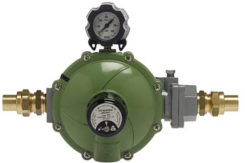 Favex - Détendeurs gaz propane - Détendeur Propane réglable - 8 - 35kg/h - M 3/4 avec manomètre et bonnette -