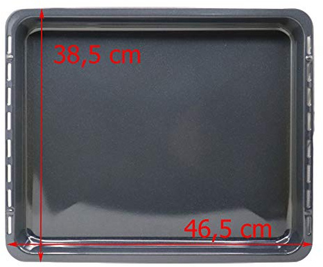 Marel Shop® - Vassoio Leccarda Teglia 38,5 cm x 46,5 cm per Forno compatibile con Electrolux Rex per Modelli: EOB6410TAX - ZOS35802XU - BSE576321M - FQV73XEV