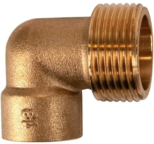 Raccord laiton coudé 90° à souder - M 3/4' - diamètre 16 mm