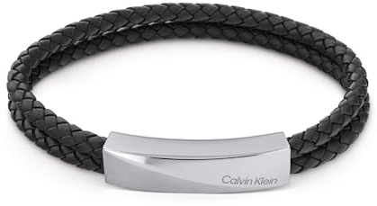 Calvin Klein Geflochtenes Lederarmbämder für Herren Kollektion WRAPPED & BRAIDED