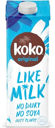 Koko Original 12 x 1L | Light & Fresh Tasting Coconut Milk | Ambient Long Life | 27 Calories Per 100ml | Allergen Free | Healthy & Vegan | Sustainably Grown, Farmed and Produced | No Monkey Business
