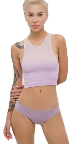 ich-zapfe.de Weekiss Seamless Periodenunterwäsche, Menstruationsunterwäsche, Periodenslip, Hellviolett, XXL (44)
