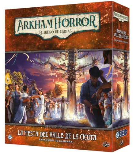 Fantasy Flight Games Arkham Horror LCG: Die Party des Cicuta-Tals Erweiterung | Kartenspiel | ab 14 Jahren | 1 bis 4 Spieler | 30-120 Minuten pro Spiel | Spanisch
