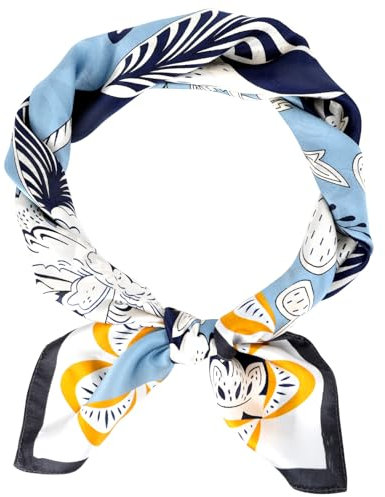 SPFASZEIV 100% Natürliche Maulbeerseide Schal Damen 68×68 cm Quadratisch Seidentuch Leicht Halstuch Seide für Frauen