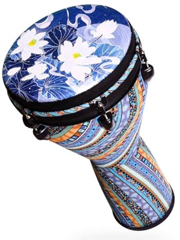 Djembe Trommel 12-Zoll Verstellbare Afrikanische Trommel Für Erwachsene, Tamburin, Professionelle Performance-Handtrommel