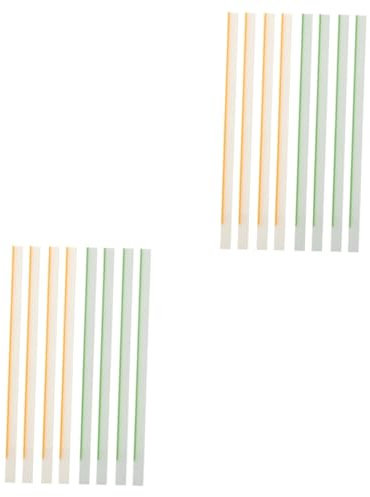Tofficu 4sätze Farbiges Notizstreifen Pack Pet Transparent Haftmarker Für Seitenmarkierung Beschreibbar Für Schüler Lehrer Und Büro Wiederverwendbar Praktisch Für Leseförderung
