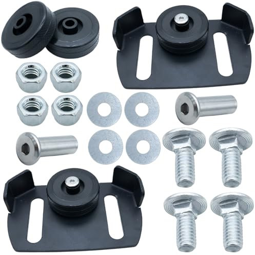 Universal Roller Skid Snow Thrower Shoes 490-241-0038 Compatible with Craftsman, MTD, Cub C-adet, Fits most 2-stage and 3-stage Snow Thrower Snowblowers